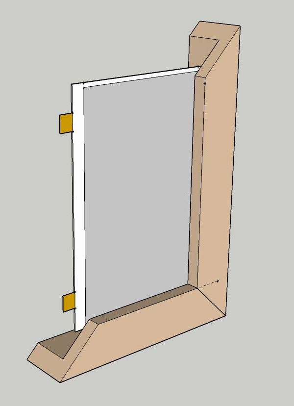 3D model of the frame