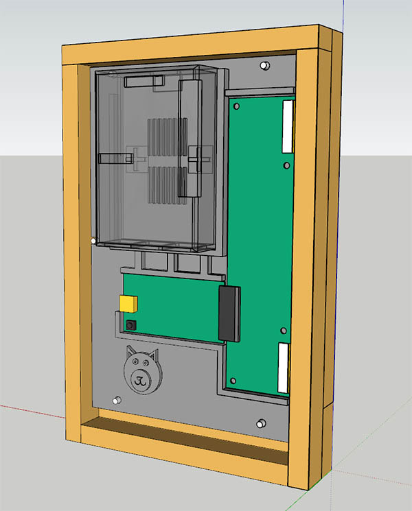 3D board model